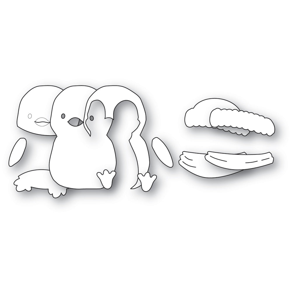 Memory Box Snuggled Penguin Craft Die - 94990