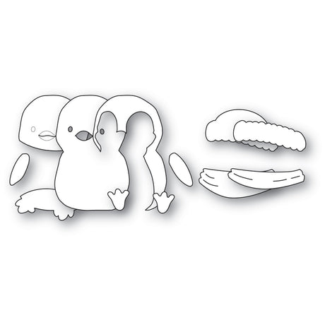 Memory Box Snuggled Penguin Craft Die - 94990