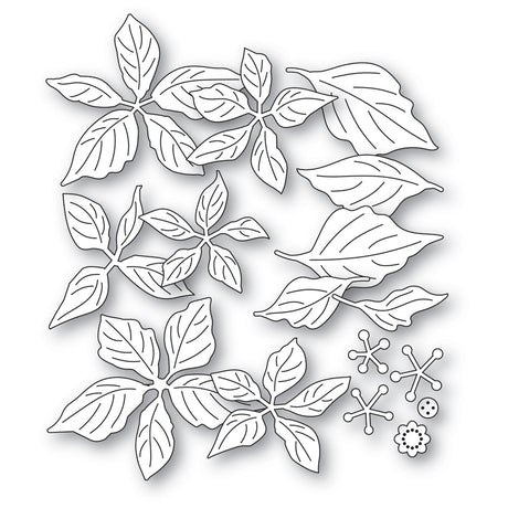 Memory Box Fresh Poinsettia Bundle Craft Die - 94996