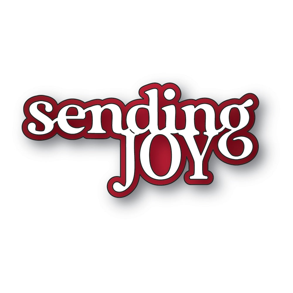 Memory Box Sending Joy Timeless Script Craft Die - 94999