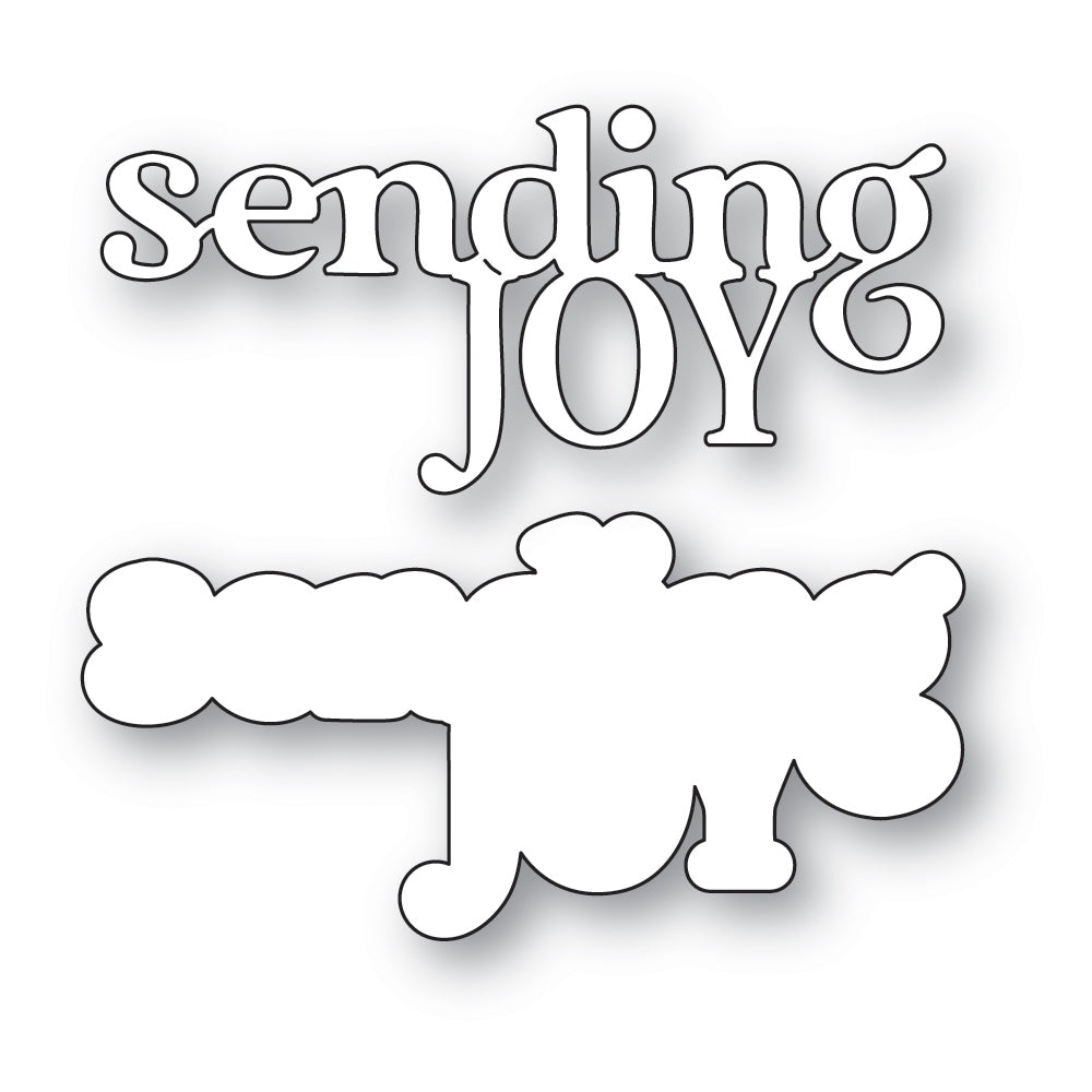 Memory Box Sending Joy Timeless Script Craft Die - 94999