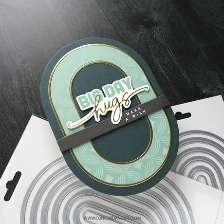 Concord & 9th Kristina Werner A7 Oval Basics Dies