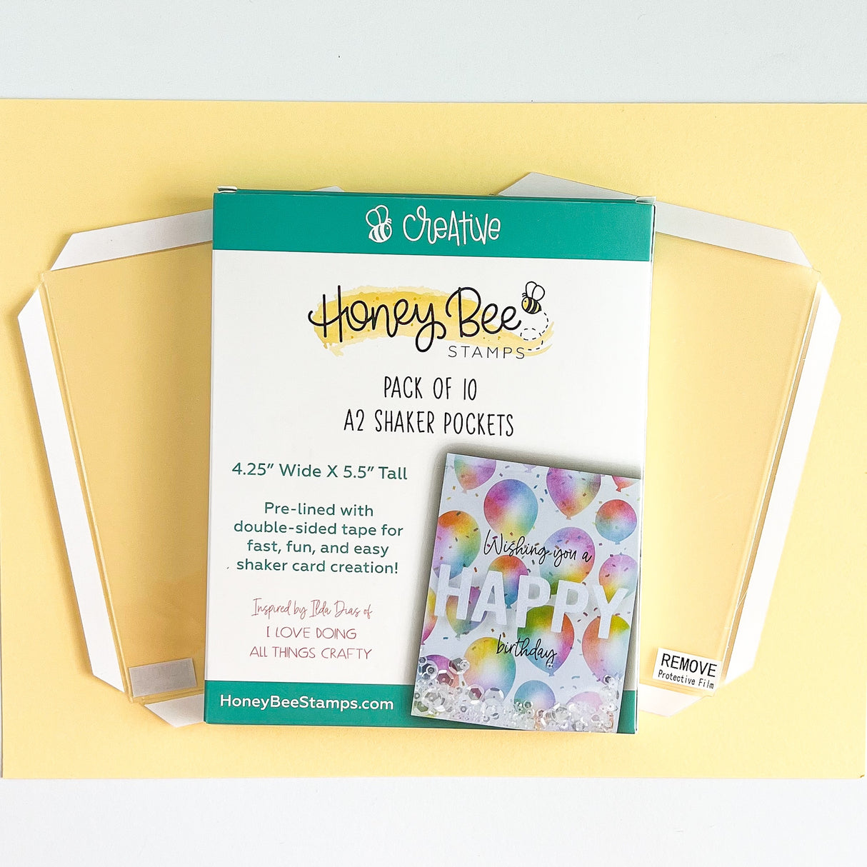 Honey Bee Stamps Bee Creative A2 Shaker Pockets - 10 pack