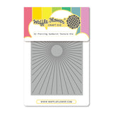 Waffle Flower A2 Piercing Sunburst Texture Die - 422509
