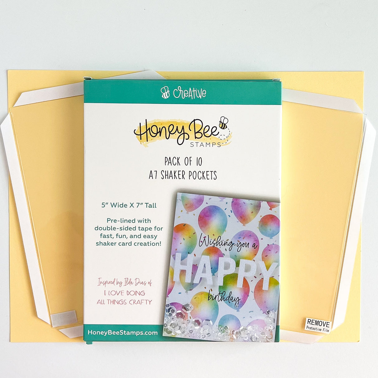 Honey Bee Stamps Bee Creative A7 Shaker Pockets - 10 pack