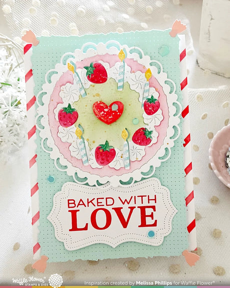 Waffle Flower Craft A7 Fringe Frames Die