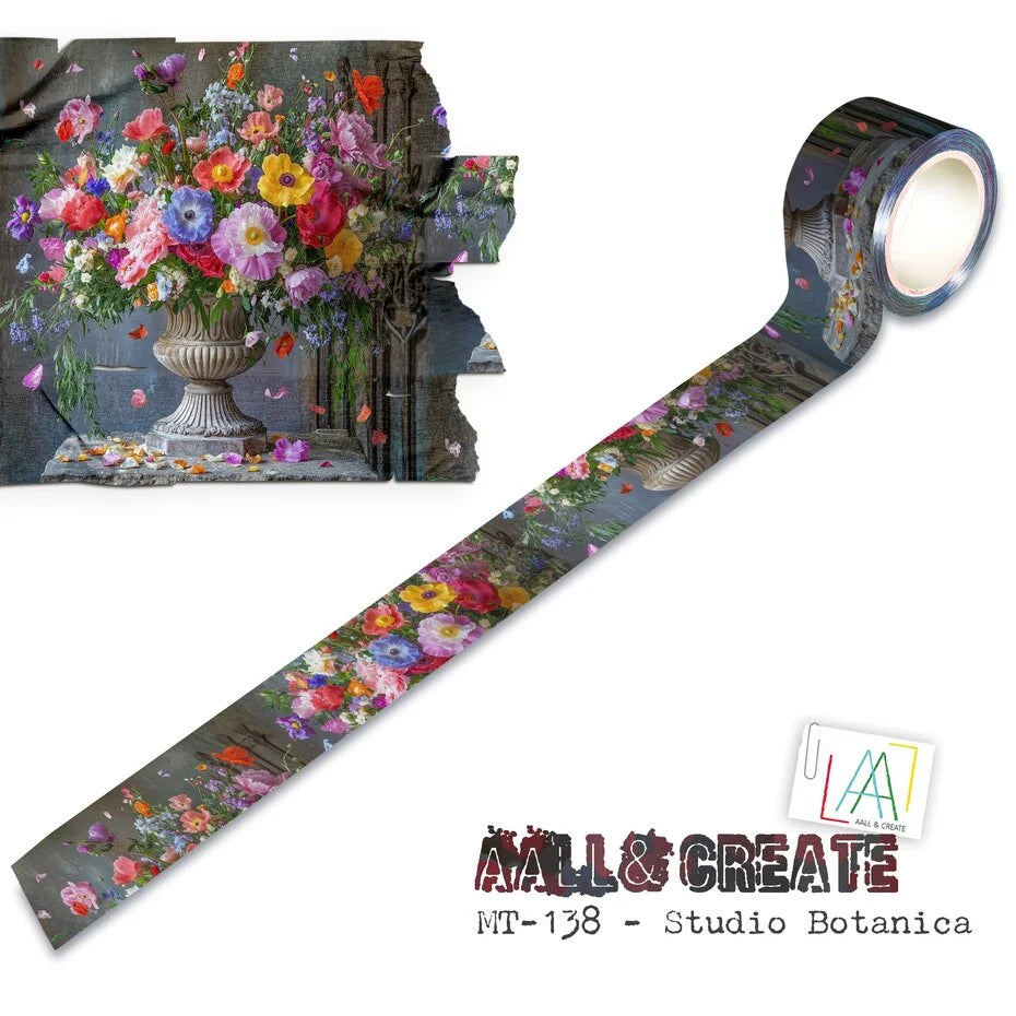 Aall and Create Layer-It-Up Washi Tape 25mm 10m Studio Botanica (AALL-MT-138)