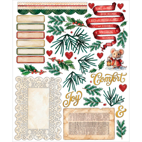 49 & Market Santa's Winter Village Card Kit - AIO-38002