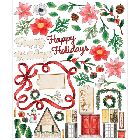 49 & Market Santa's Winter Village Card Kit - AIO-38002