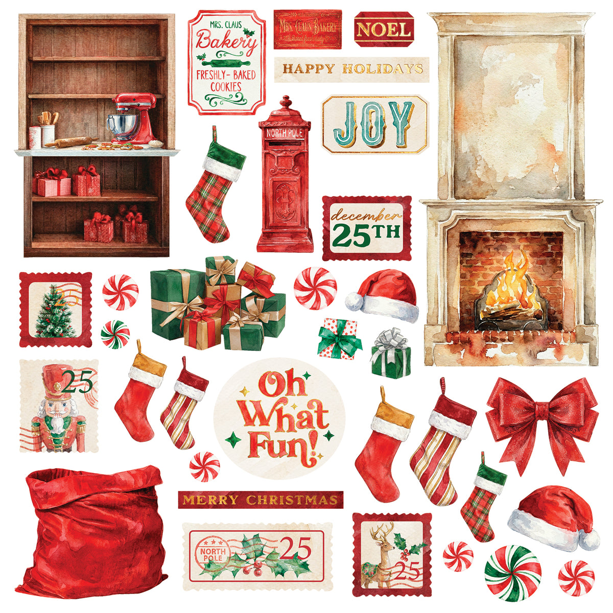49 & Market Santa's Winter Village All-in-One Kit - AIO-38026