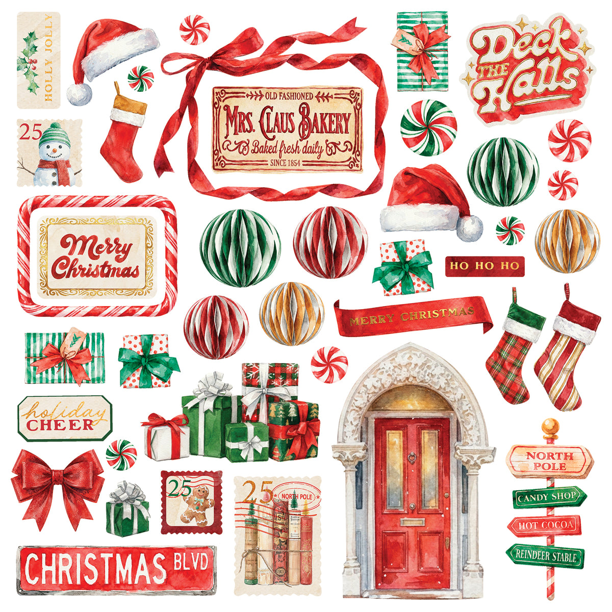 49 & Market Santa's Winter Village All-in-One Kit - AIO-38026