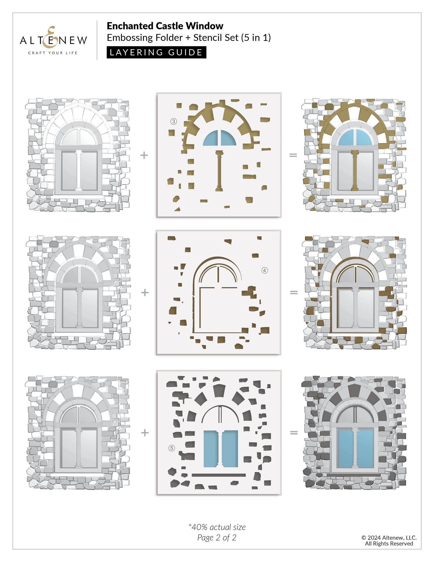 Altenew Enchanted Castle Window - Complete Bundle