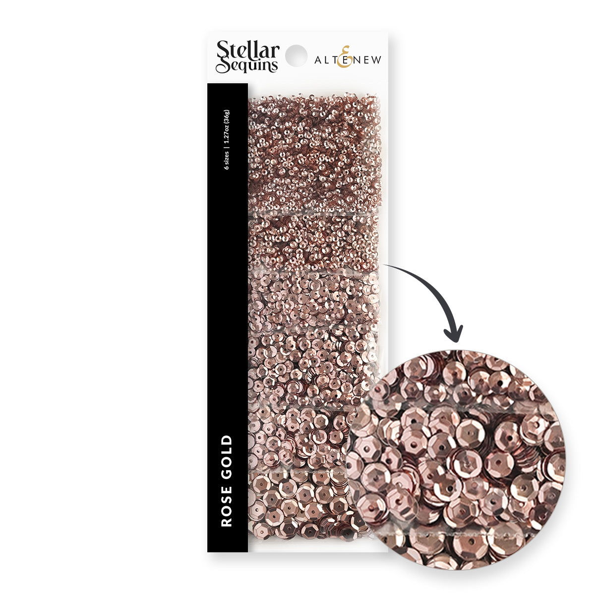 Altenew Stellar Sequins – Rose Gold