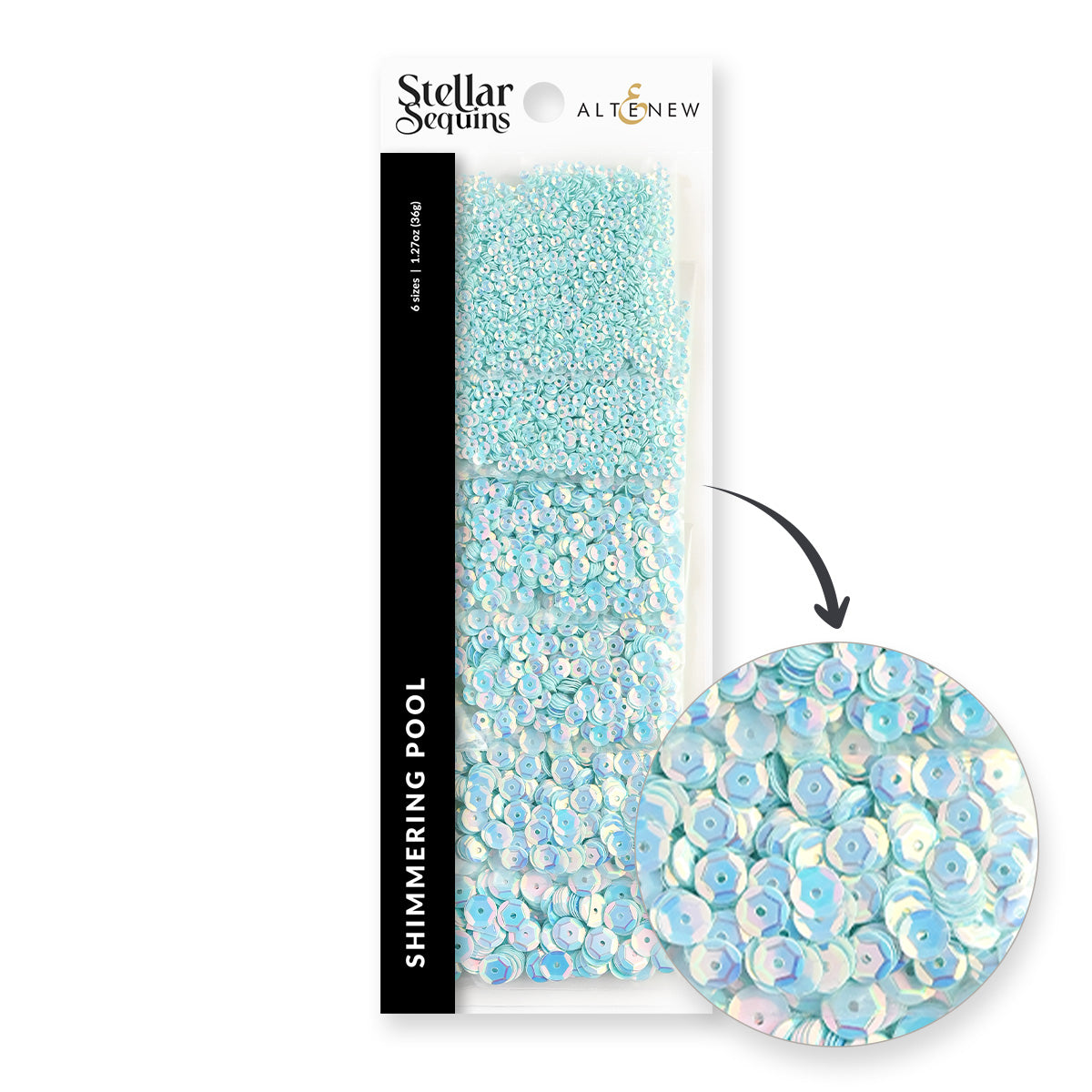 Altenew Stellar Sequins – Shimmering Pool