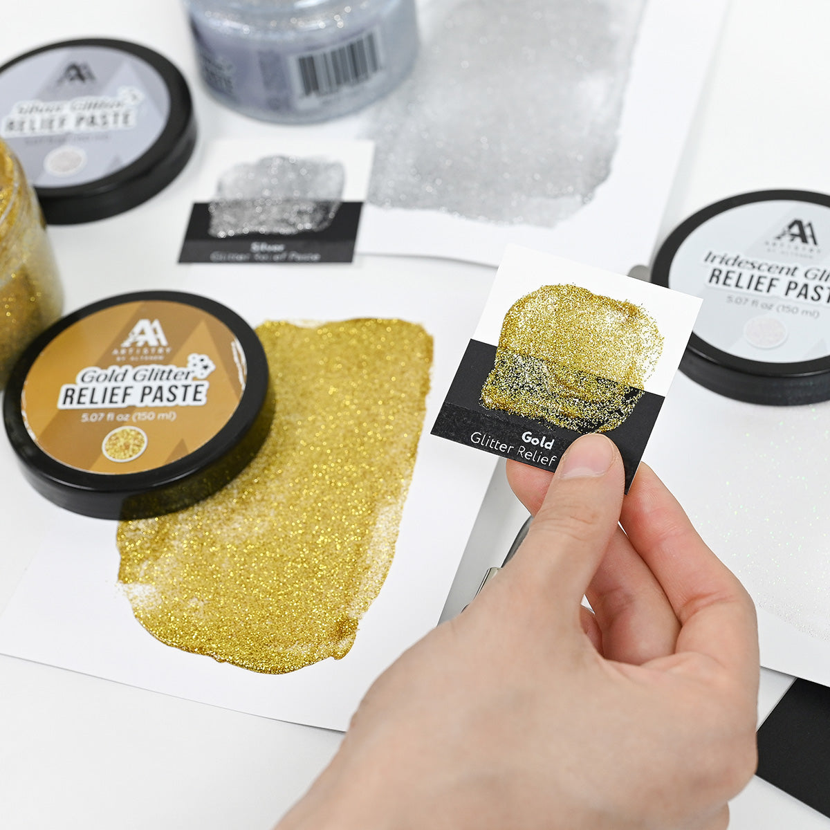 Altenew Gold Glitter Relief Paste