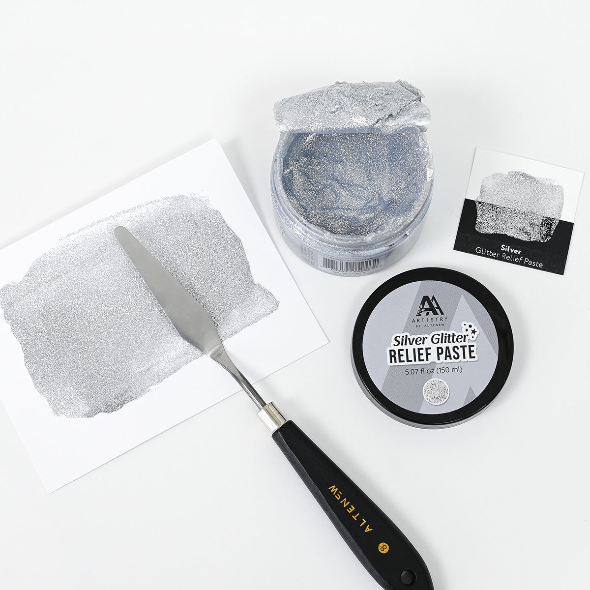 Altenew Silver Glitter Relief Paste