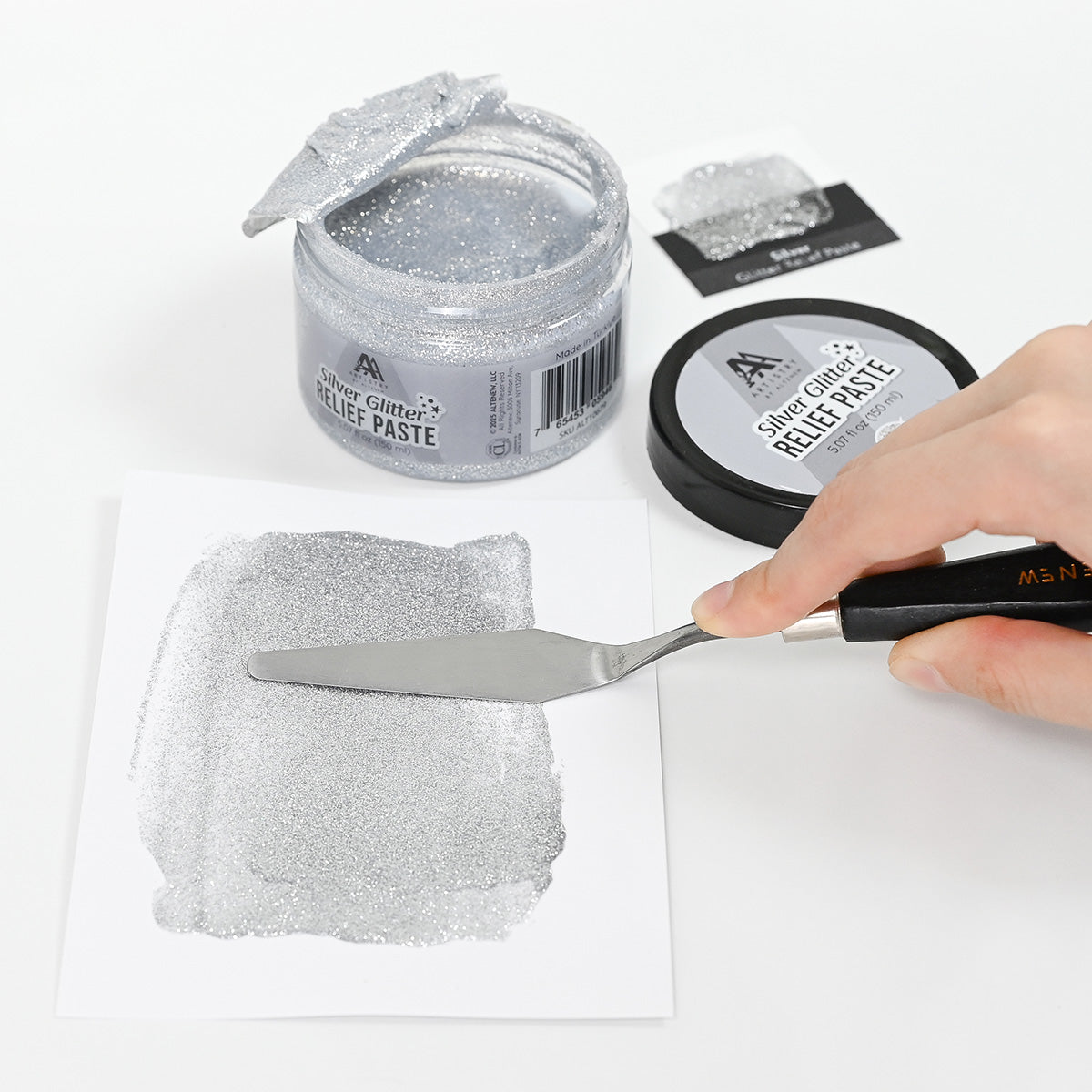 Altenew Silver Glitter Relief Paste