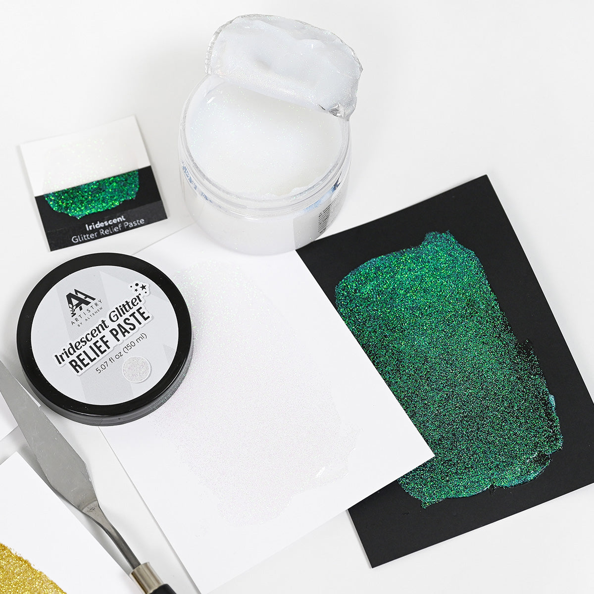 Altenew Iridescent Glitter Relief Paste