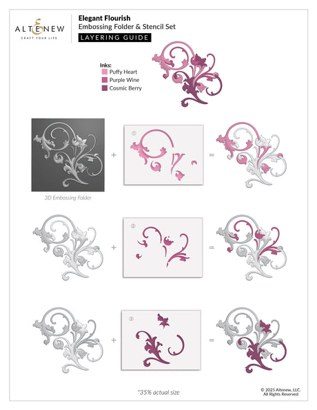 Altenew Elegant Flourish – Complete Bundle