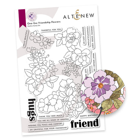 Altenew One-Go: Friendship Flowers - Complete Bundle