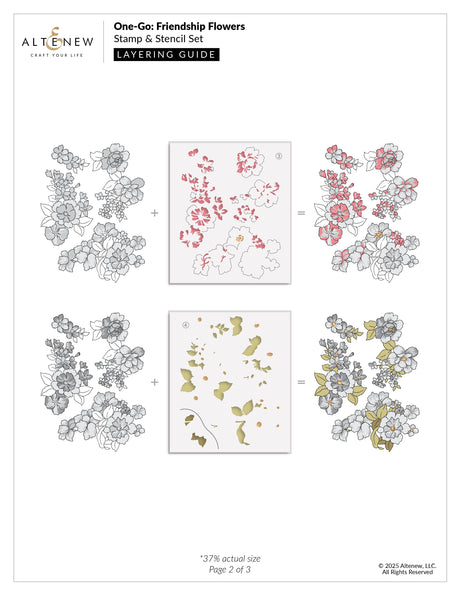 Altenew One-Go: Friendship Flowers - Complete Bundle