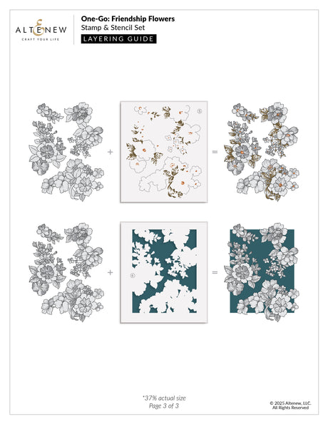 Altenew One-Go: Friendship Flowers - Complete Bundle