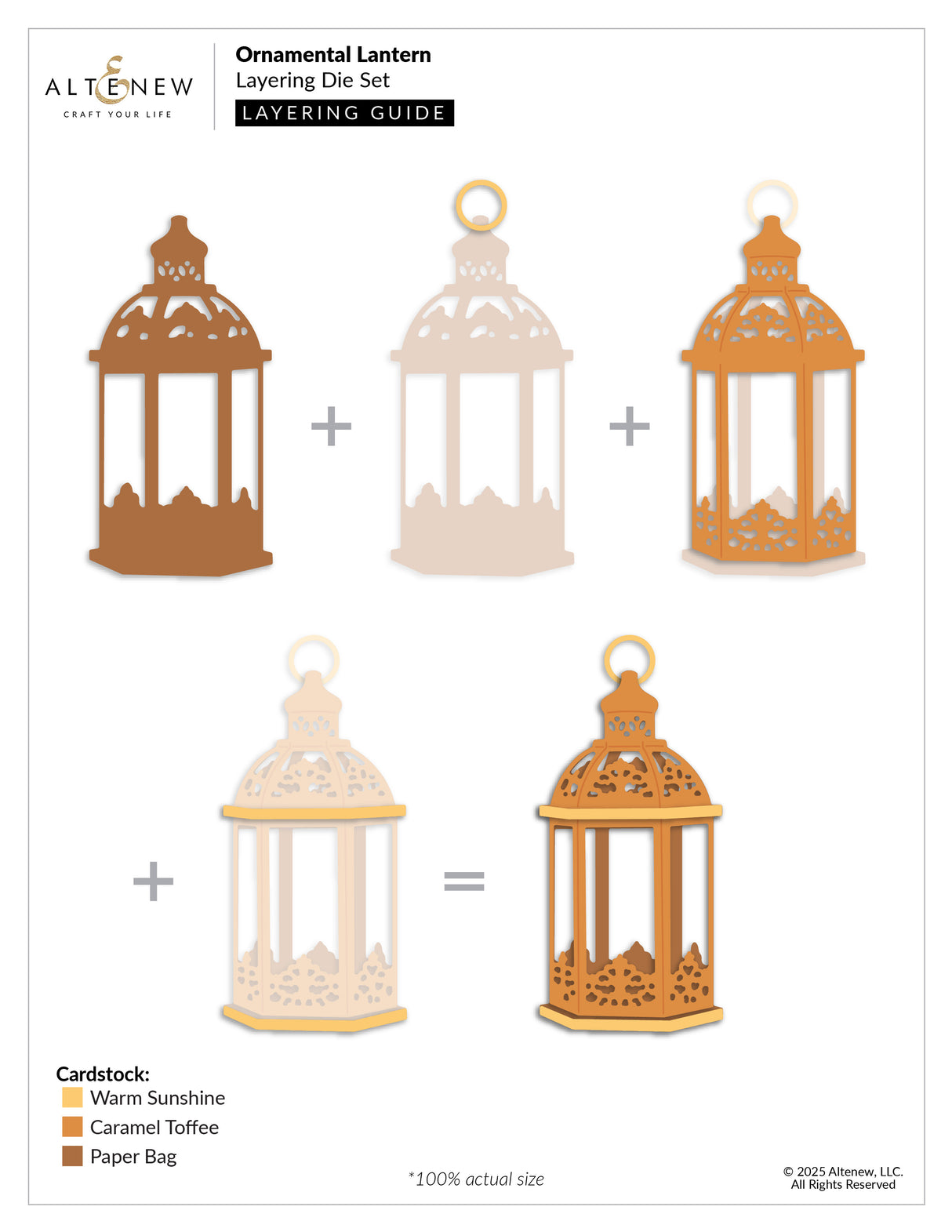 Altenew Ornamental Lantern Layering Die Set