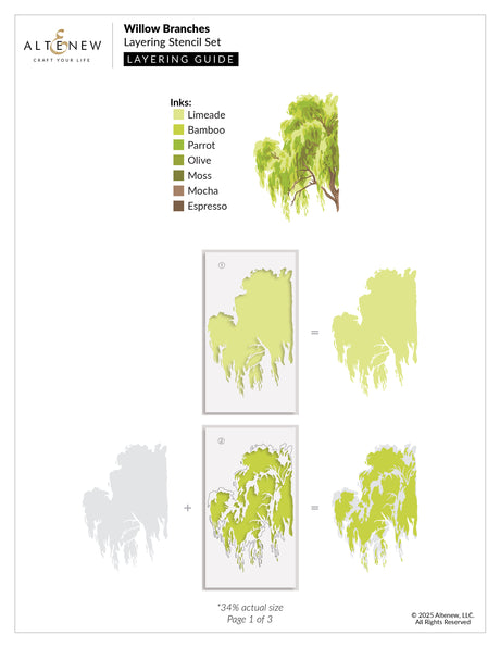 Altenew Willow Branches – Complete Bundle