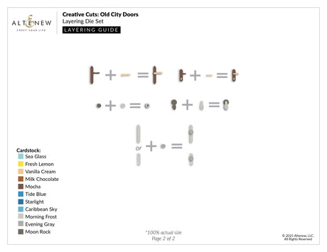 Altenew Creative Cuts: Old CIty Doors Layering Die Set