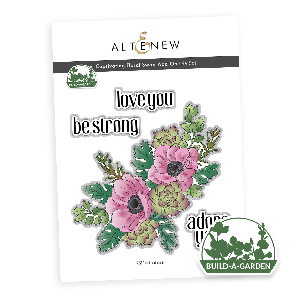Altenew Build-A-Garden: Captivating Floral Swag & Add-on Die Bundle