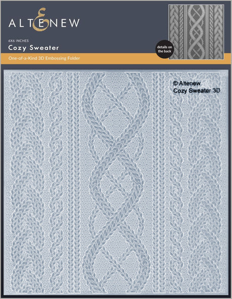 Altenew Cozy Sweater 3D Embossing Folder