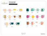 Altenew My Favorite Mugs Layering Die Set