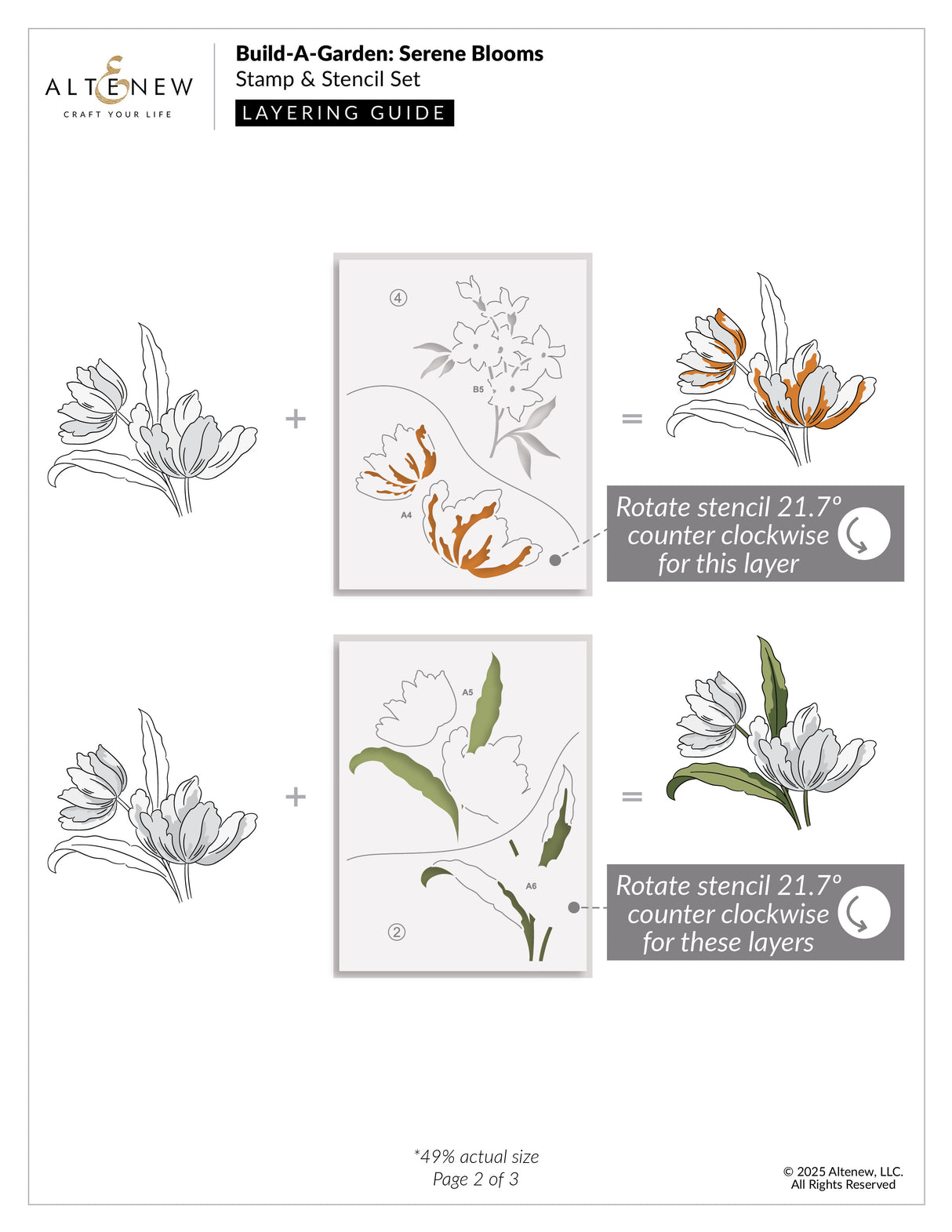 Altenew Build-A-Garden: Serene Blooms