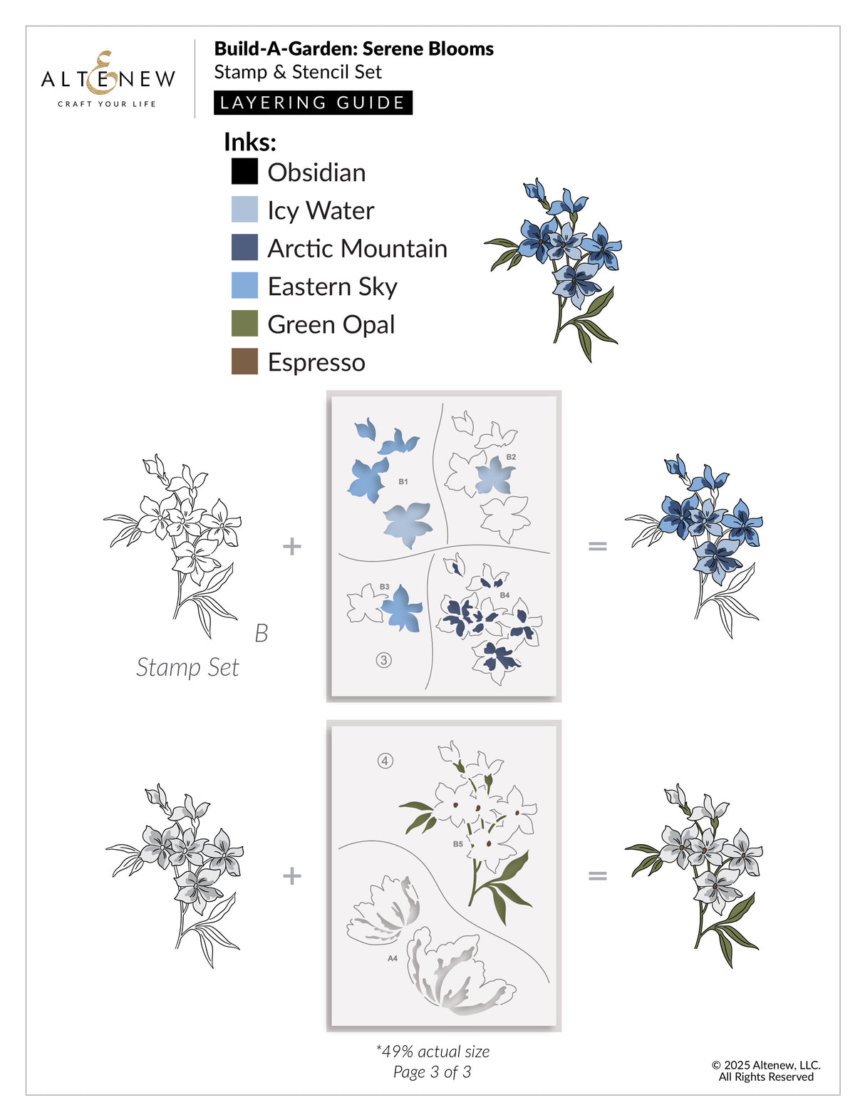 Altenew Build-A-Garden: Serene Blooms