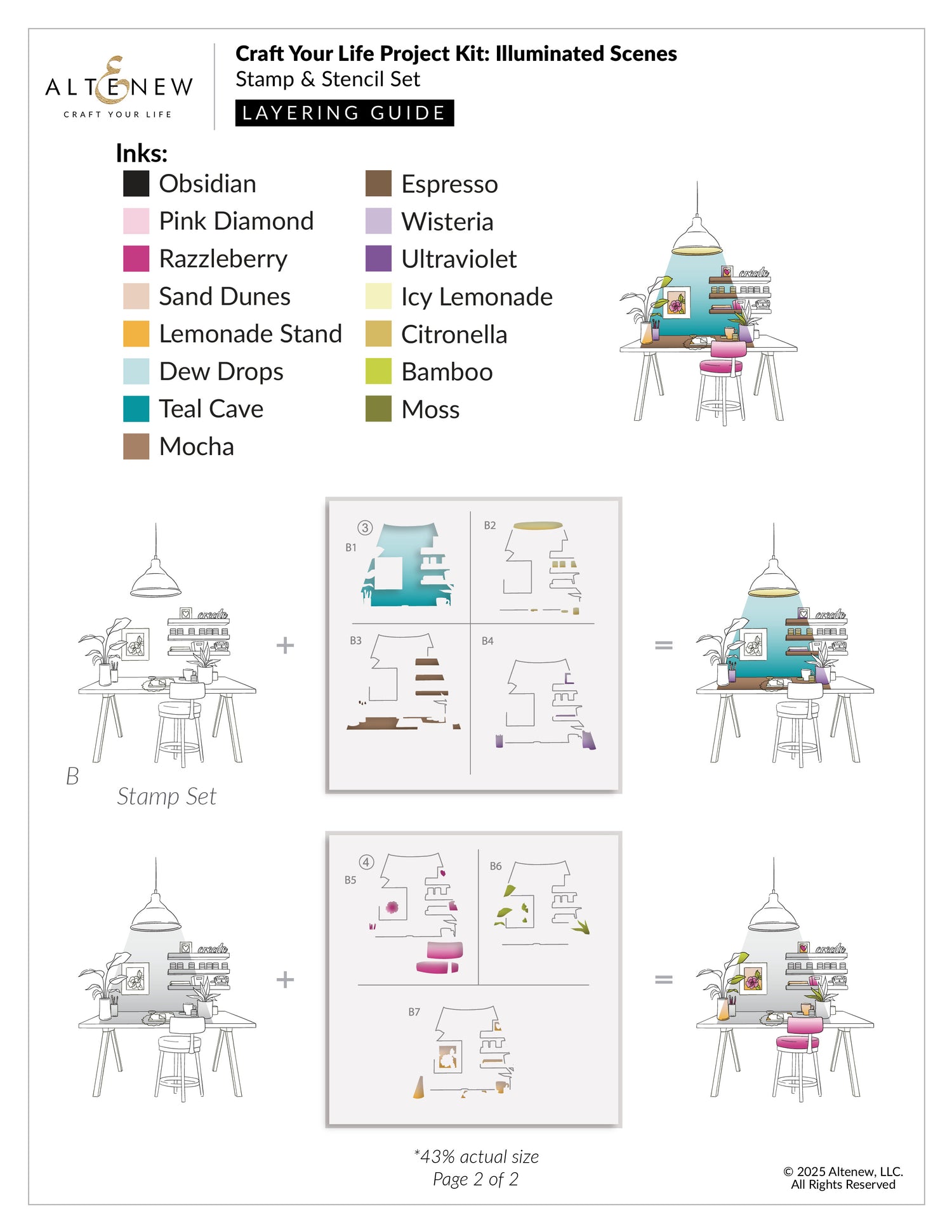 Altenew Craft Your Life Project Kit: Illuminated Scenes