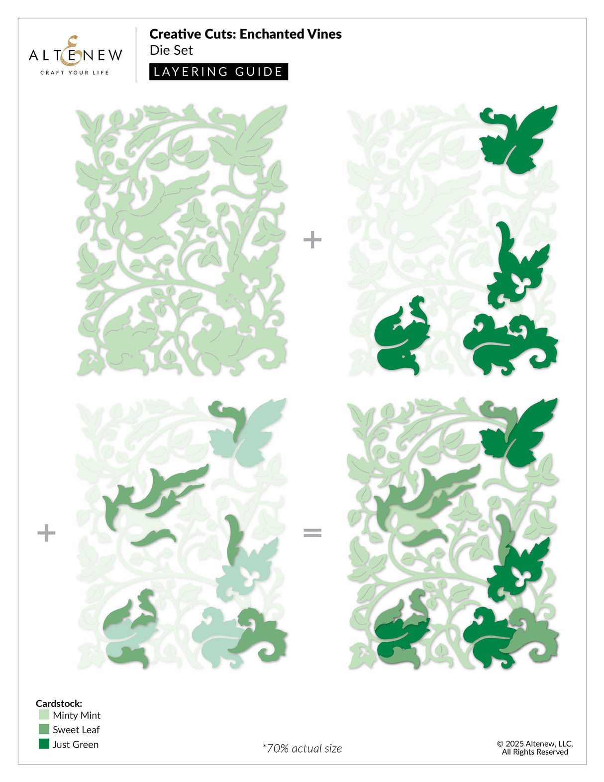 Altenew Creative Cuts: Enchanted Vines Die Set