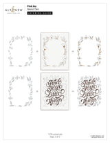 Altenew Find Joy Layering Stencil Set (4 in 1)
