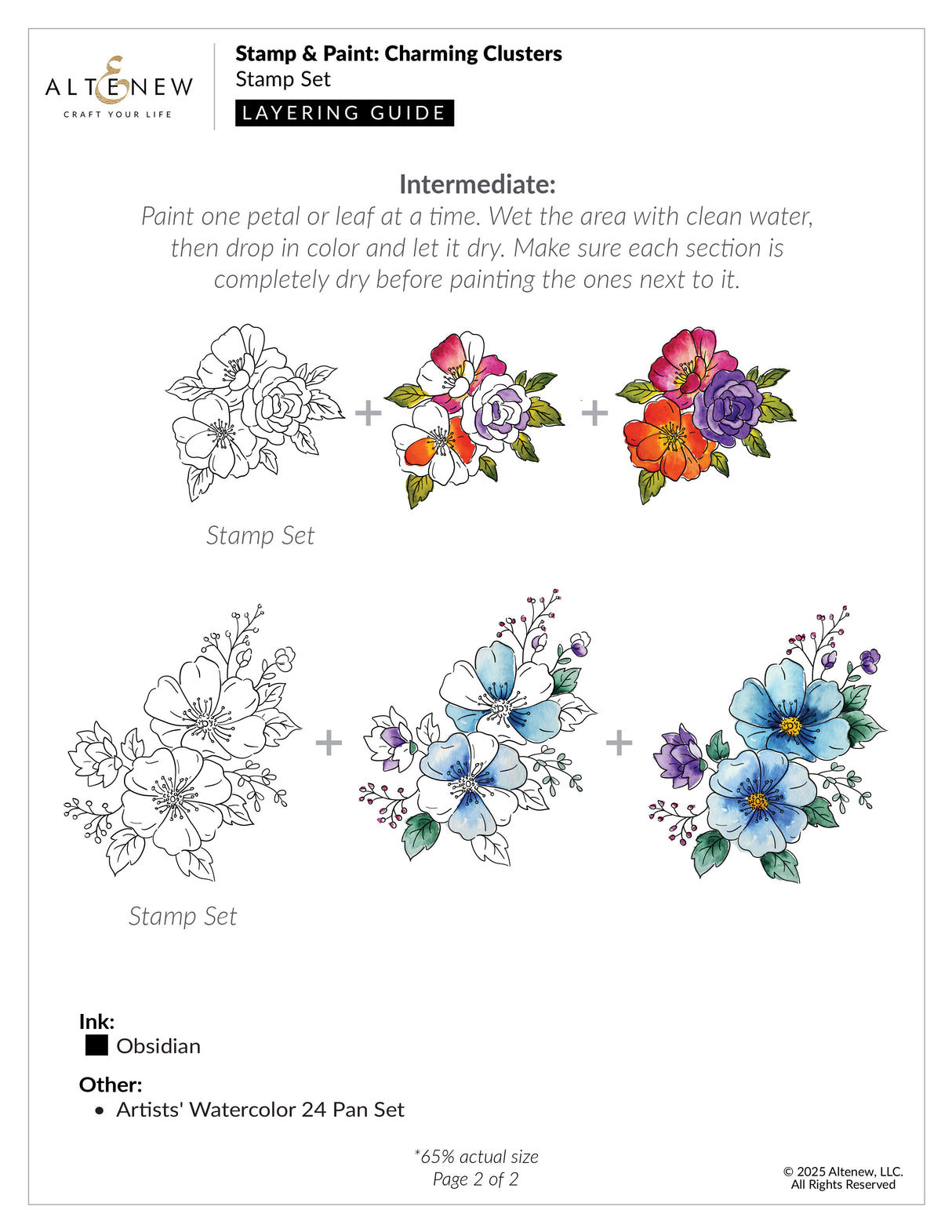 Altenew Stamp & Paint: Charming Clusters - Complete Bundle