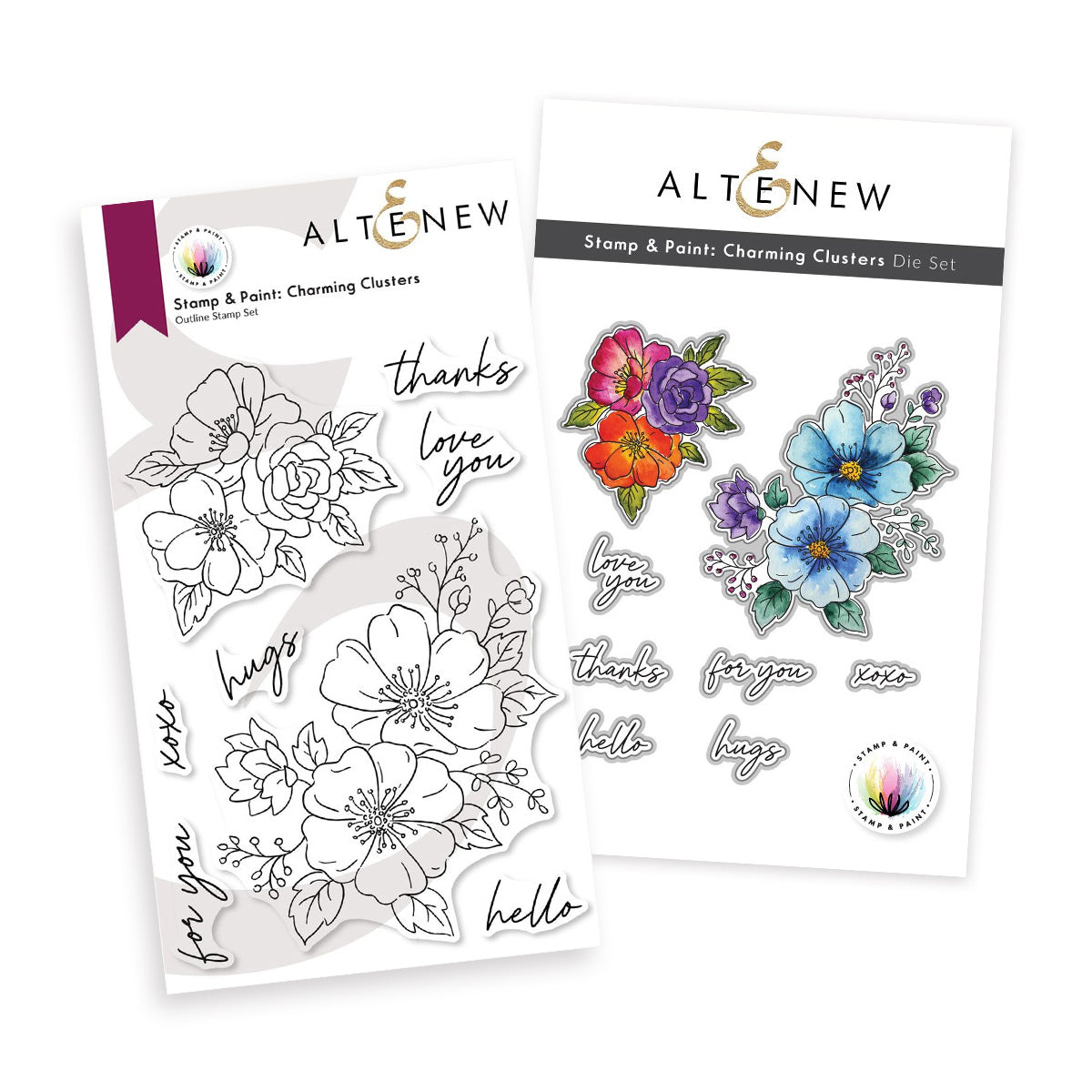 Altenew Stamp & Paint: Charming Clusters - Complete Bundle