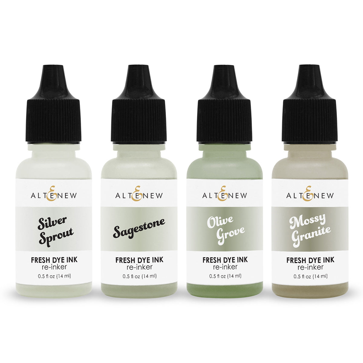 Altenew Sage Garden Fresh Dye Ink Reinker Bundle
