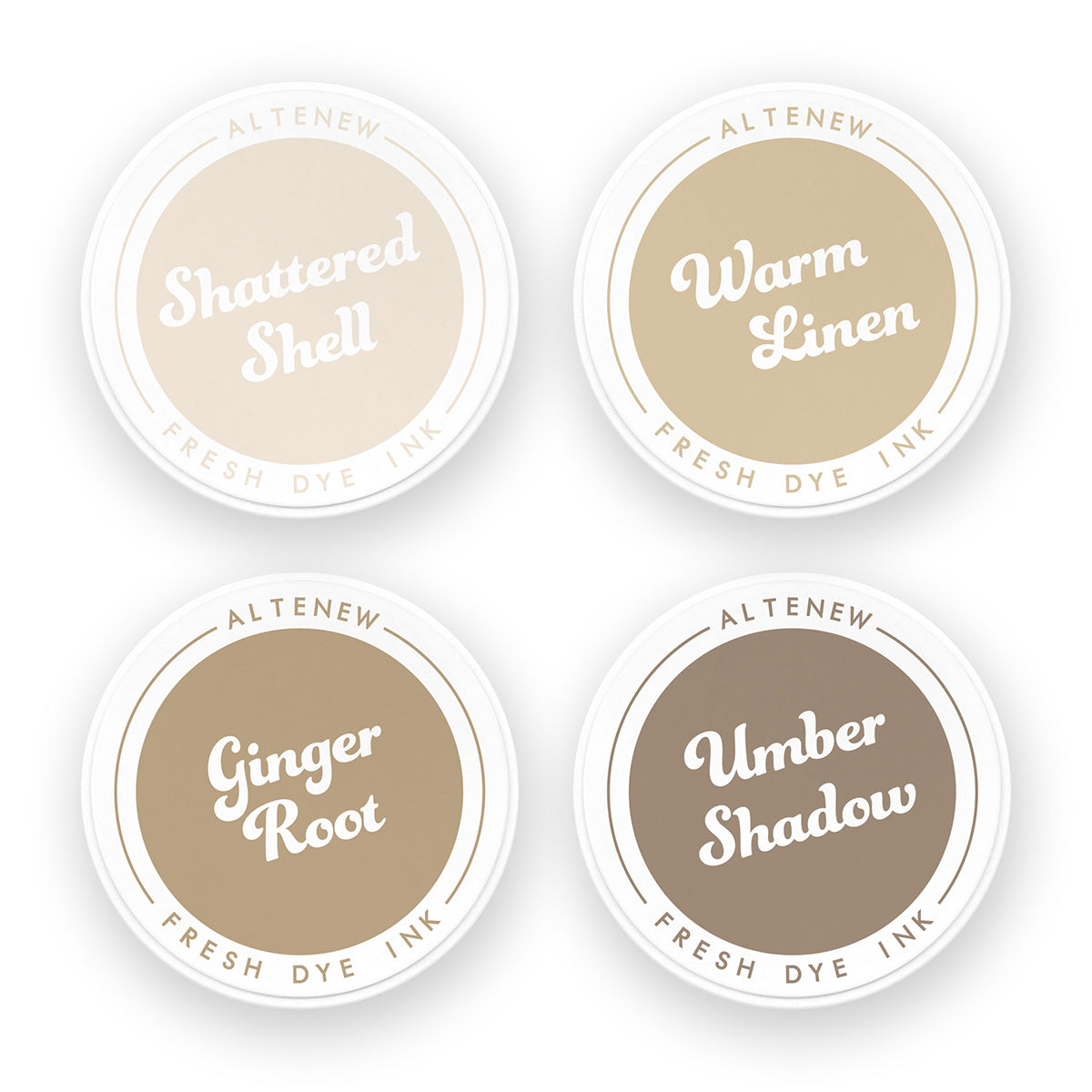 Altenew Earth Tones Fresh Dye Ink Bundle - Complete Bundle