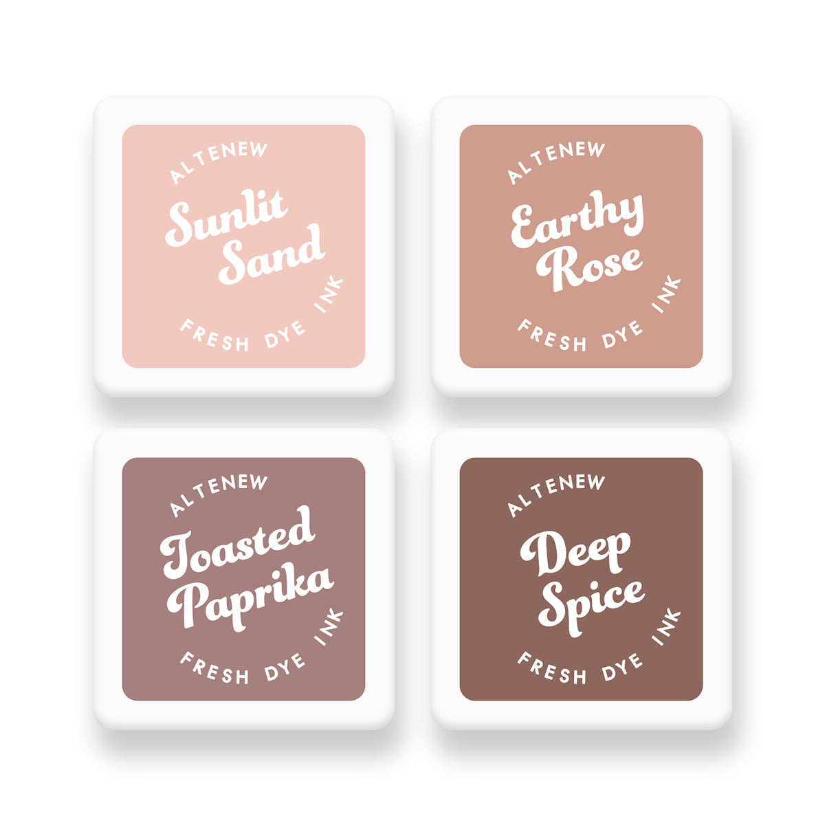 Altenew Earthy Embrace Fresh Dye Ink Mini Cube Set
