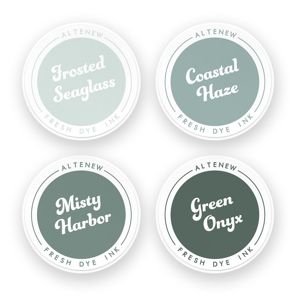 Altenew Coastal Mist Fresh Dye Ink Bundle – Complete