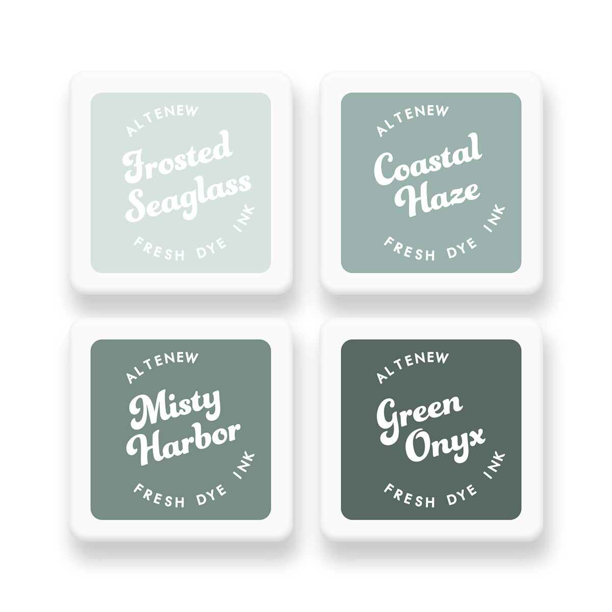 Altenew Coastal Mist Fresh Dye Ink Mini Cube Set