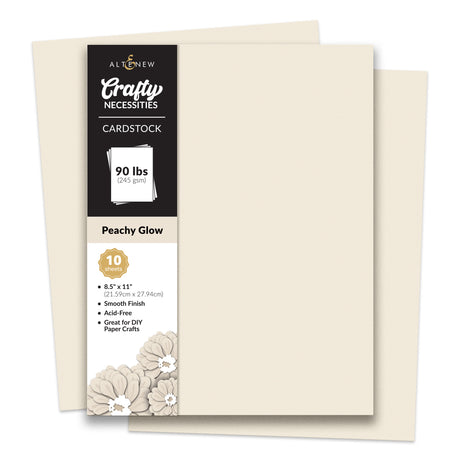 Altenew Crafty Necessities: Peachy Glow Cardstock (10 sheets)