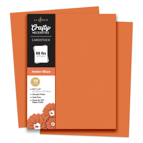 Altenew Crafty Necessities: Amber Blaze Cardstock (10 sheets)