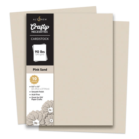 Altenew Crafty Necessities: Pink Sand Cardstock (10 sheets)