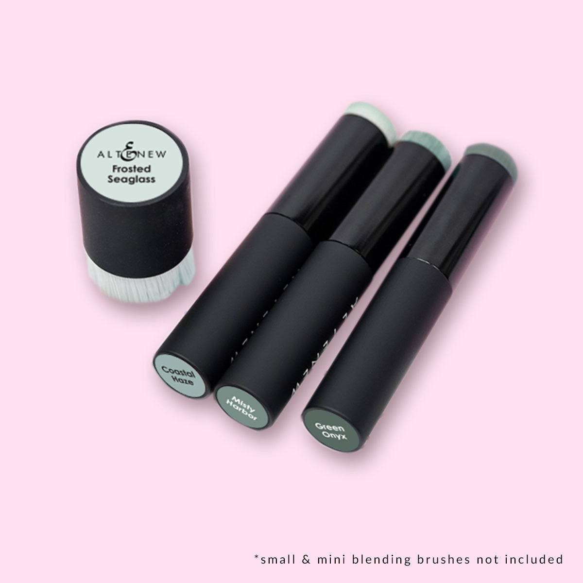 Altenew Ink Pads & Blending Brushes Label Set – Coastal Mist