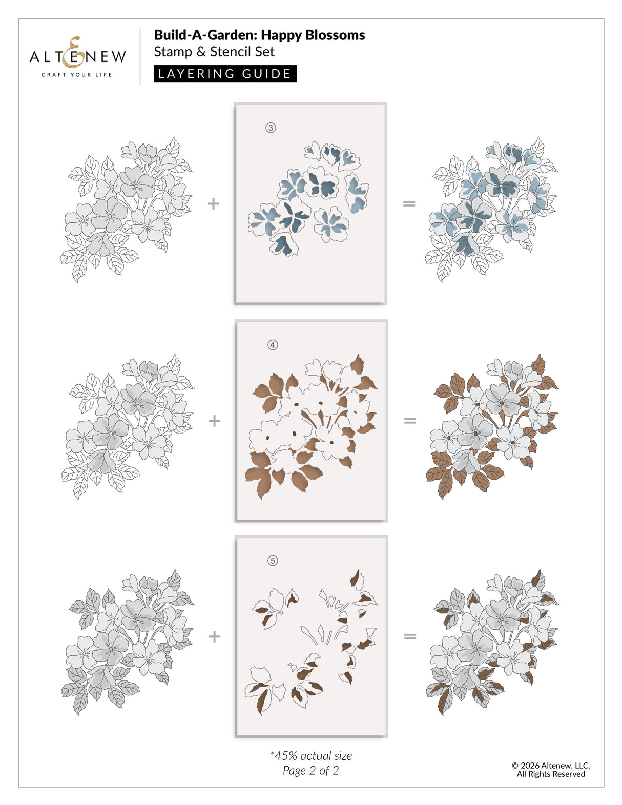 Altenew Build-A-Garden: Happy Blossoms