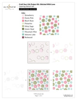Altenew Craft Your Life Project Kit: Stitched With Love & Add-On Die Bundle